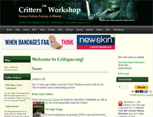 Tablet Screenshot of critters.critique.org